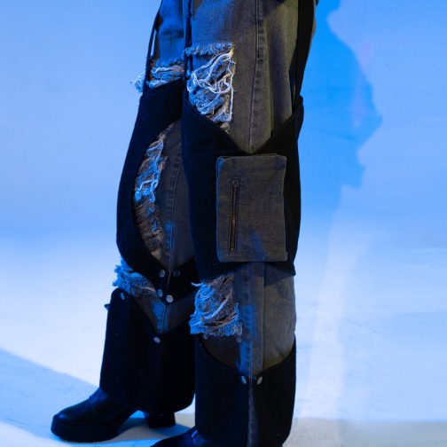 Detachable Grey Pants