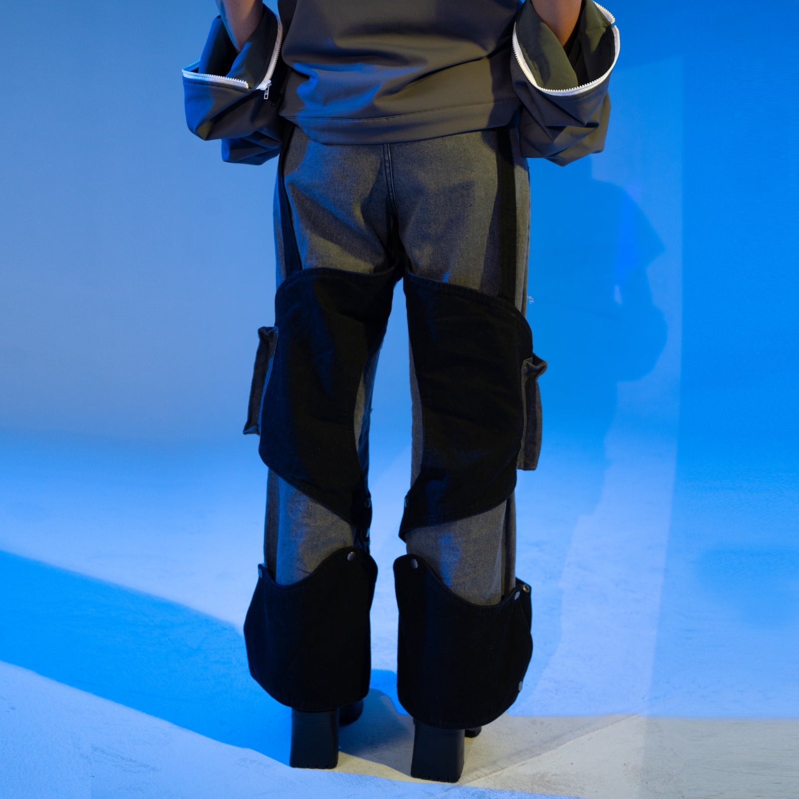 Detachable Grey Pants