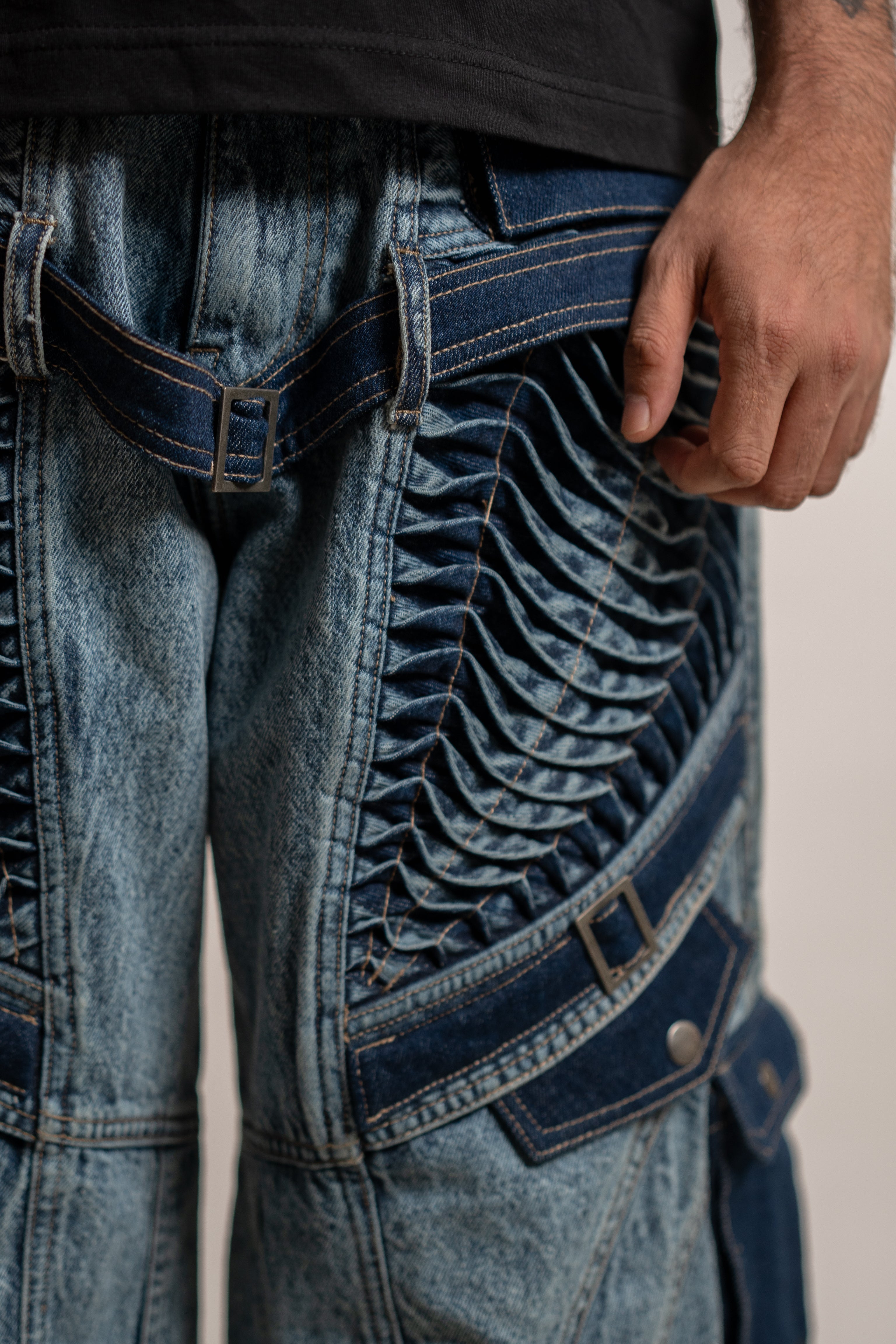 Two-Tone Blue Jeans