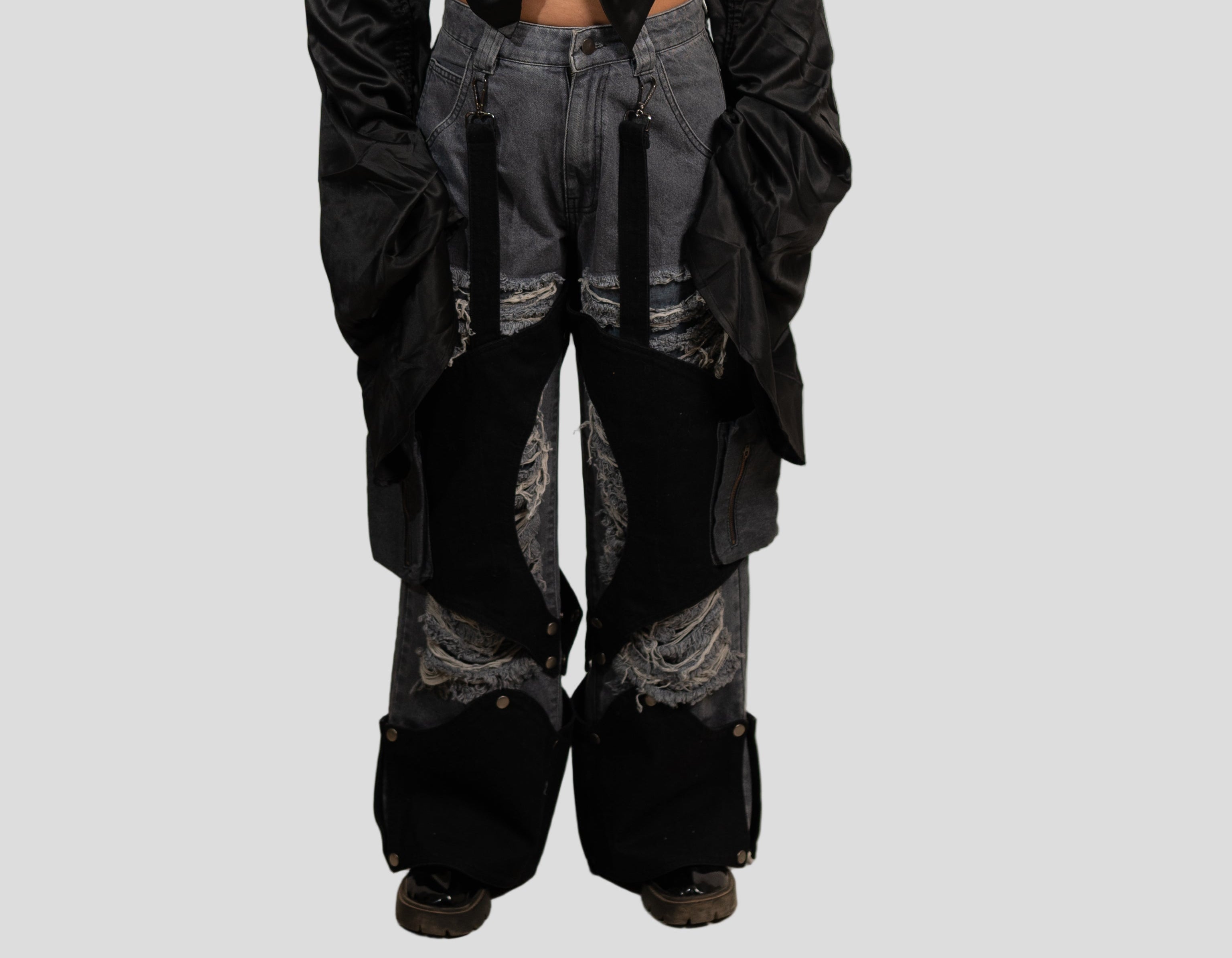 Detachable Grey Pants