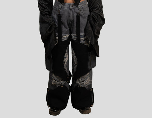 Detachable Grey Pants